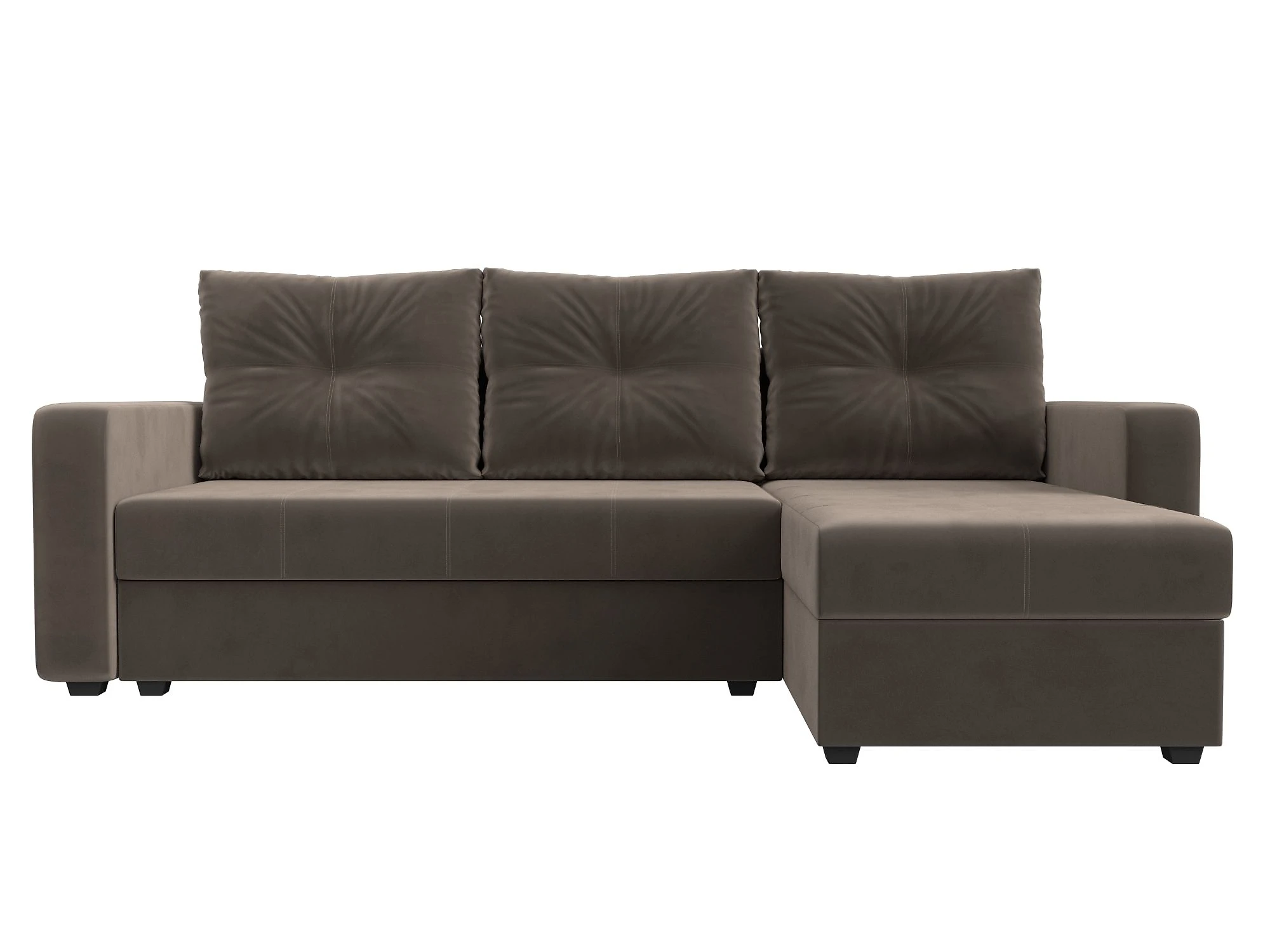 Угловой диван эконом класса Ливерпуль Лайт Плюш Дизайн 5