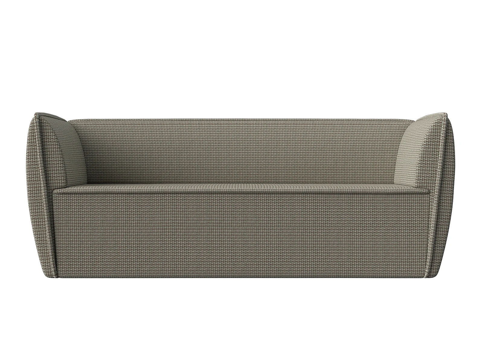Бежевый прямой диван Бергамо-3 Дизайн 1