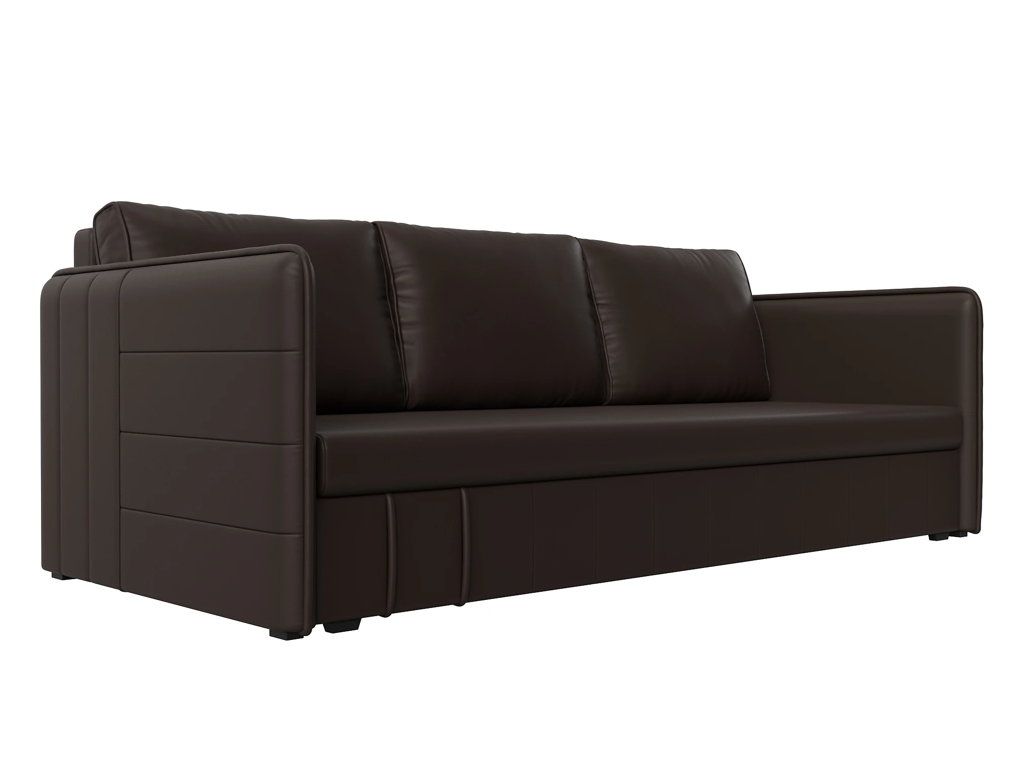 Коричневый диван еврокнижка Слим Дизайн 13