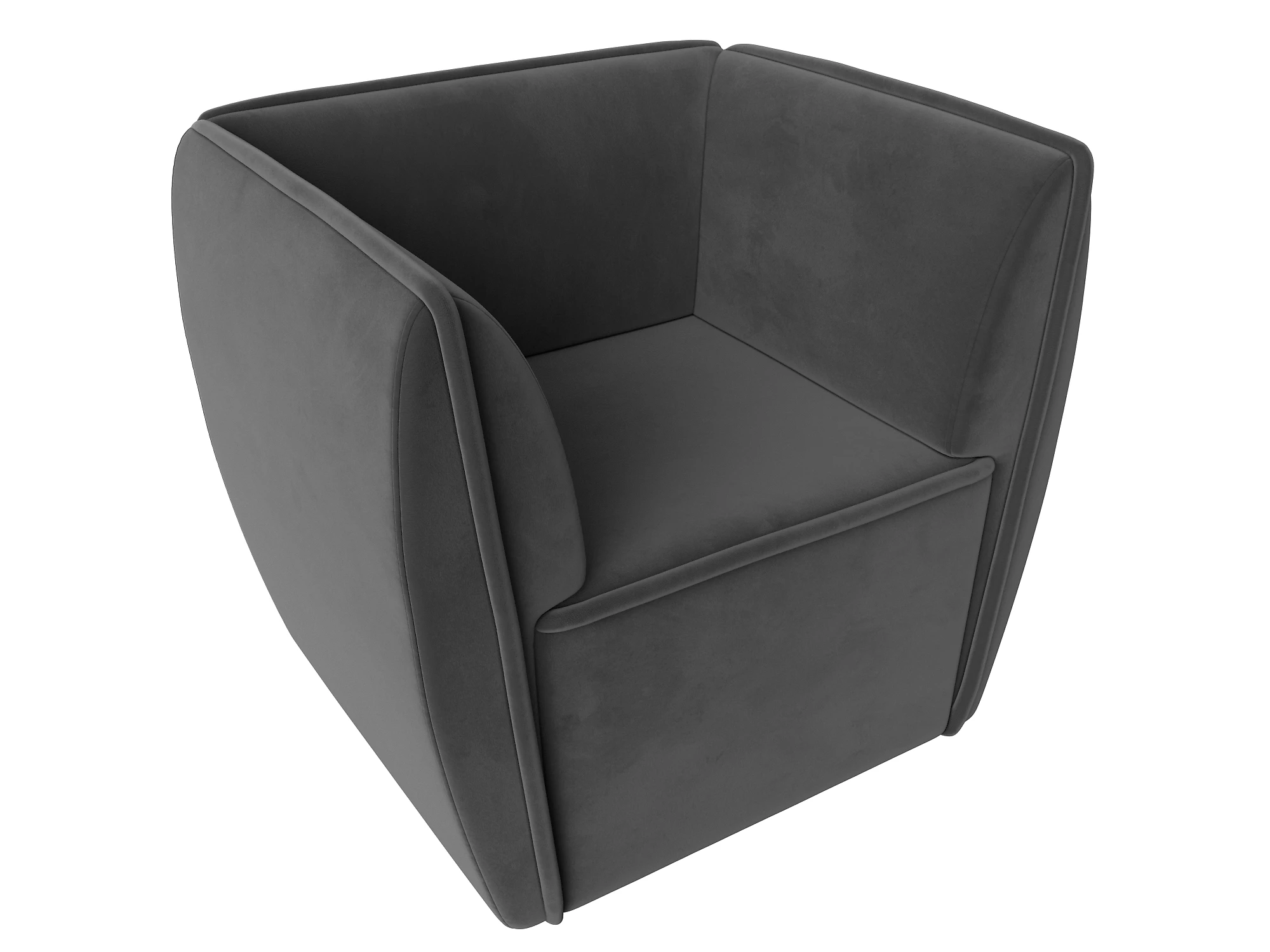 Кресло с подлокотниками Бергамо Плюш Дизайн 11