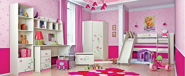 Детская комната: подбираем мебель для девочки