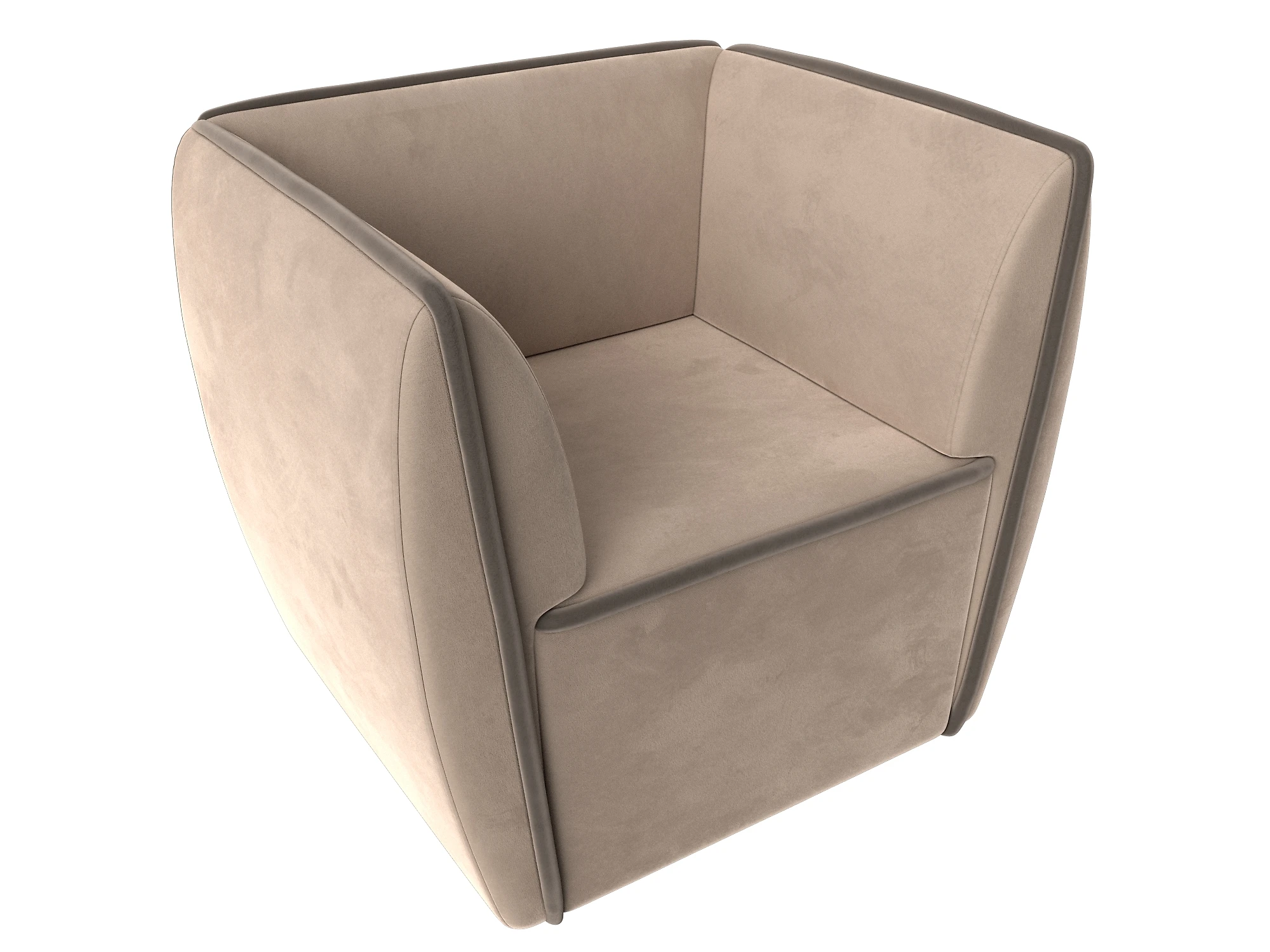 Нераскладное кресло Бергамо Плюш Дизайн 2