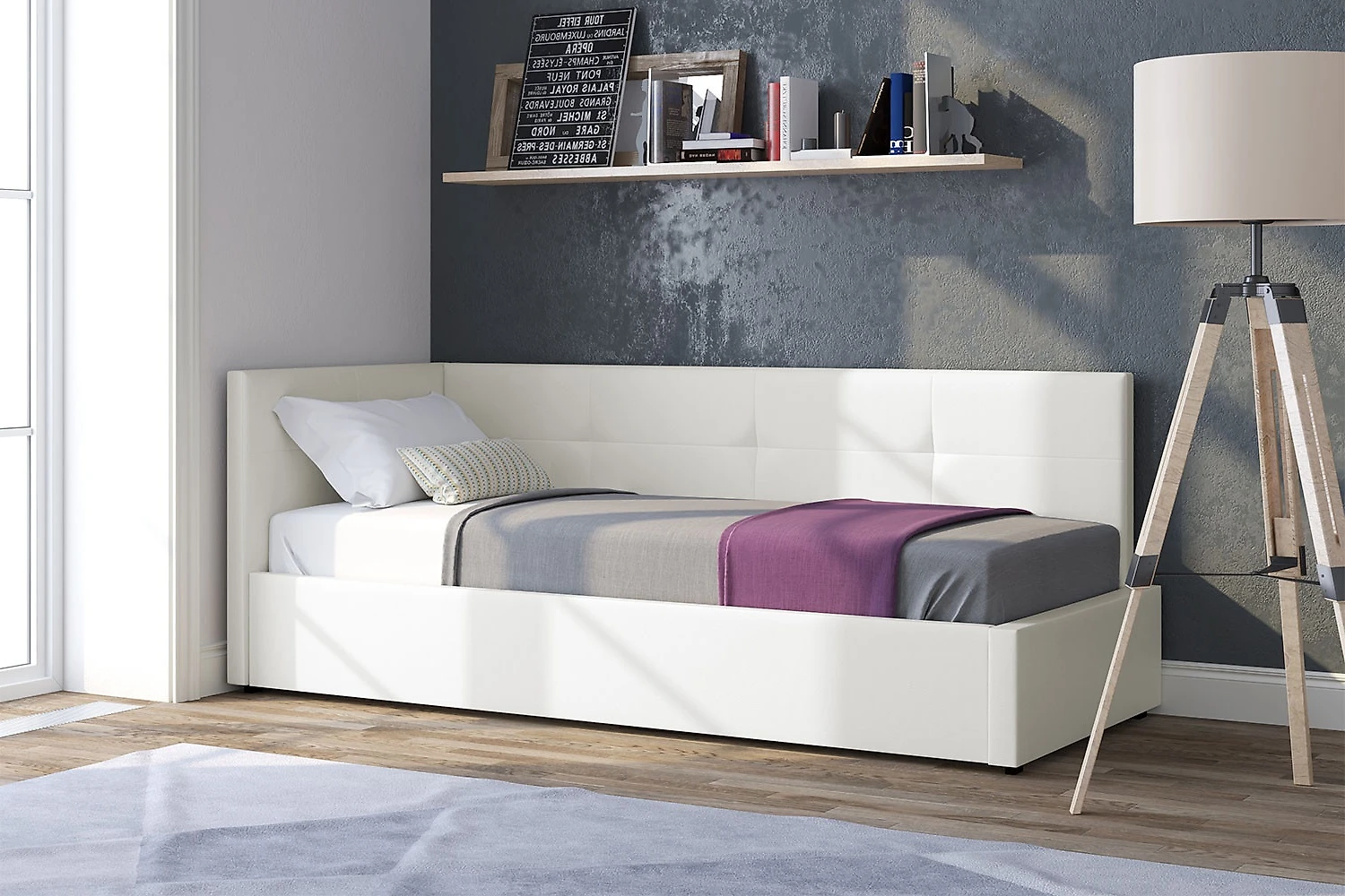 кровать в стиле минимализм Тиволи - Тред