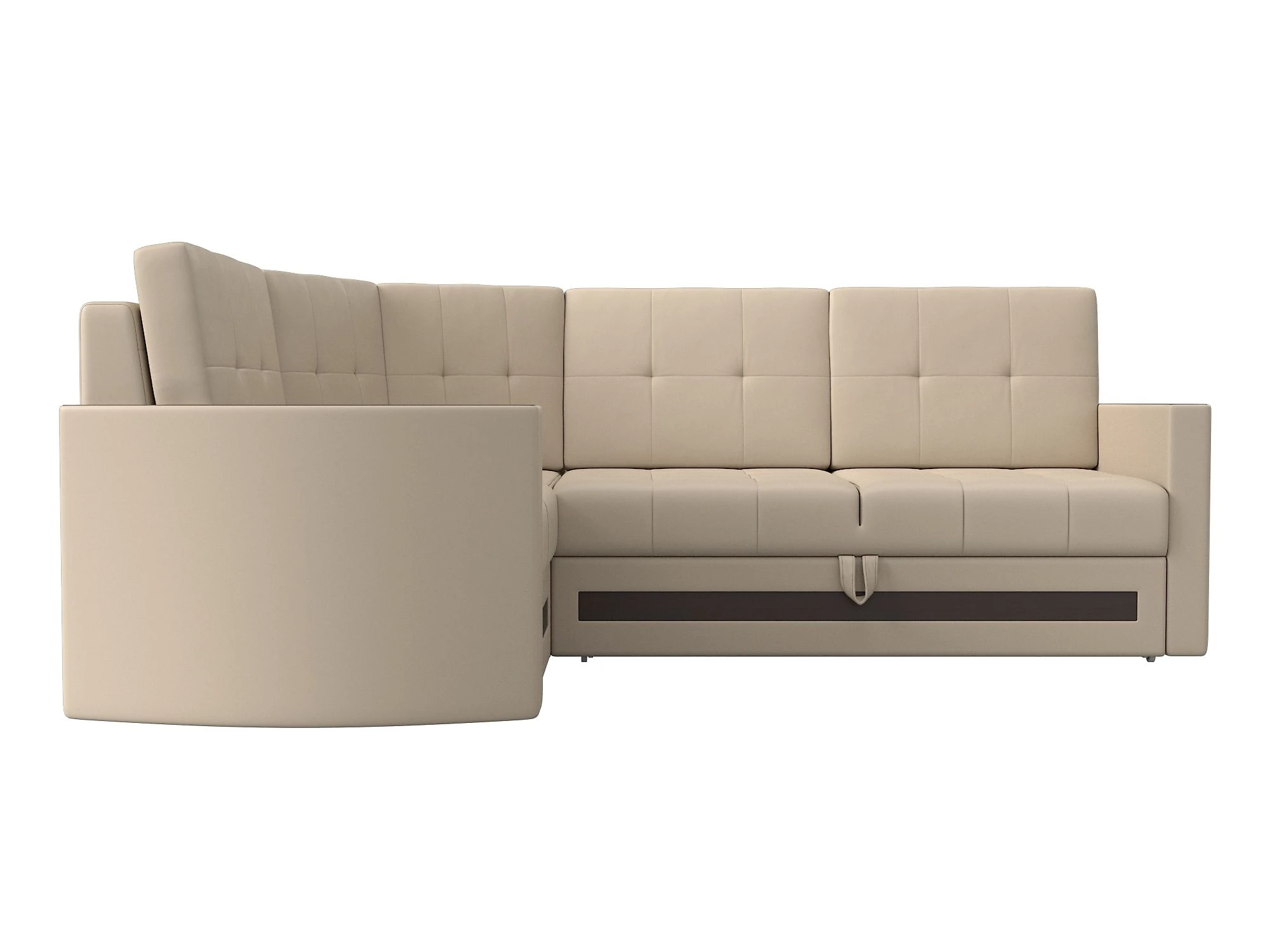Раскладной кожаный диван Белла Дизайн 1