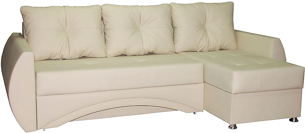 Двуспальный диван еврокнижка Сатурн Беж