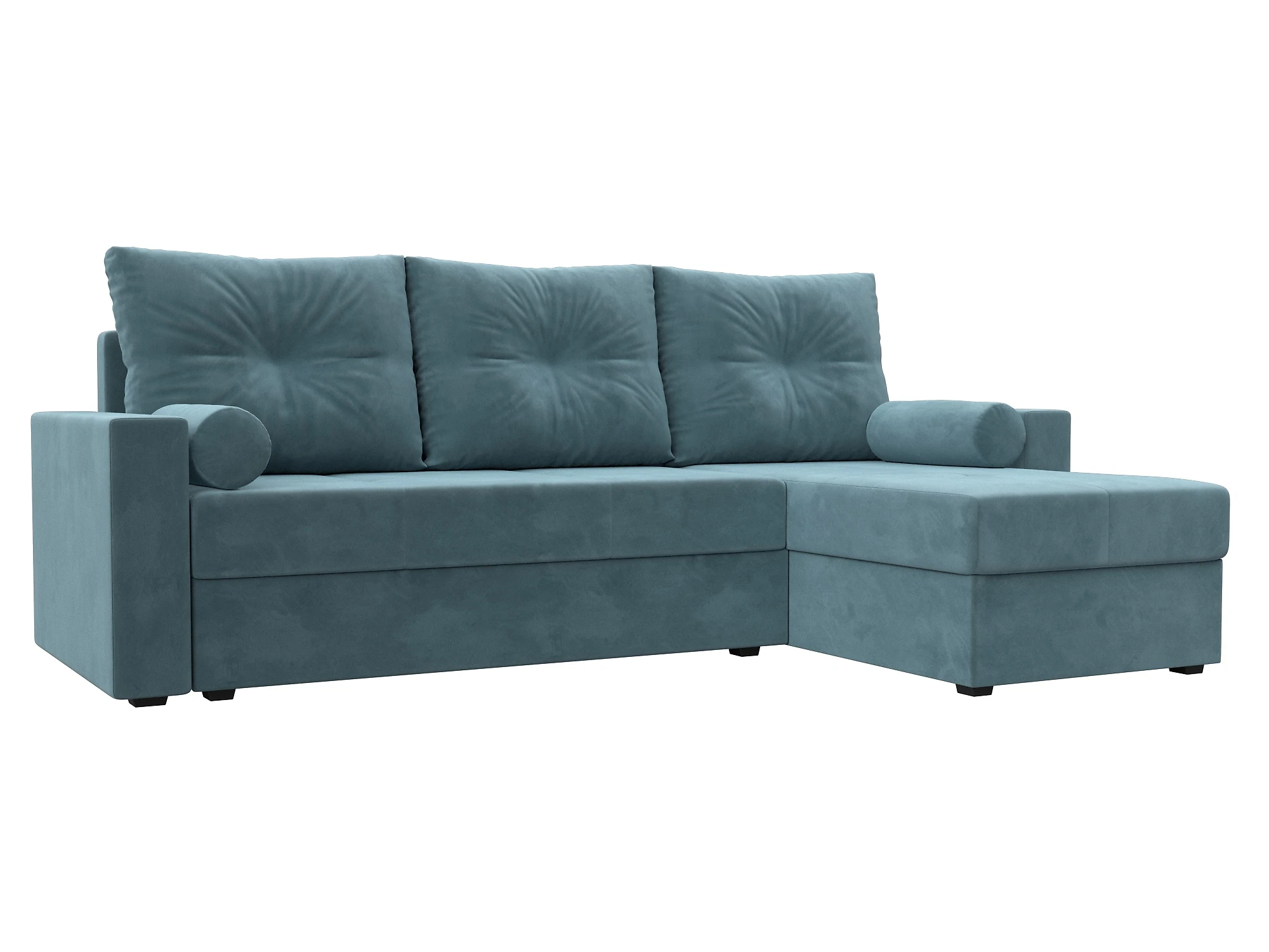Угловой диван эконом класса Верона Лайт Плюш Дизайн 2