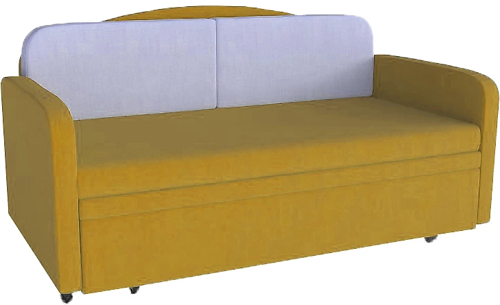 Жёлтый детский диван Баллу Дизайн 3