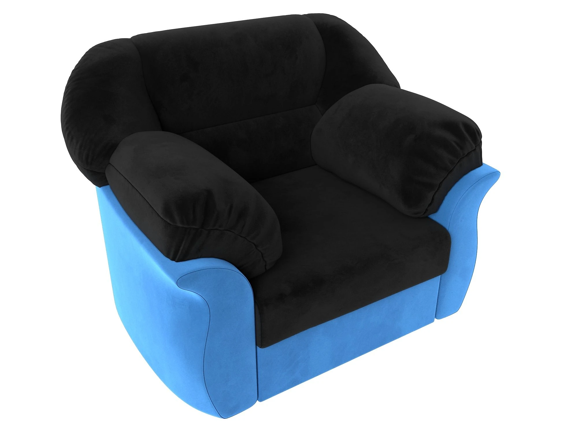 Кресло с подлокотниками Карнелла Плюш Дизайн 16
