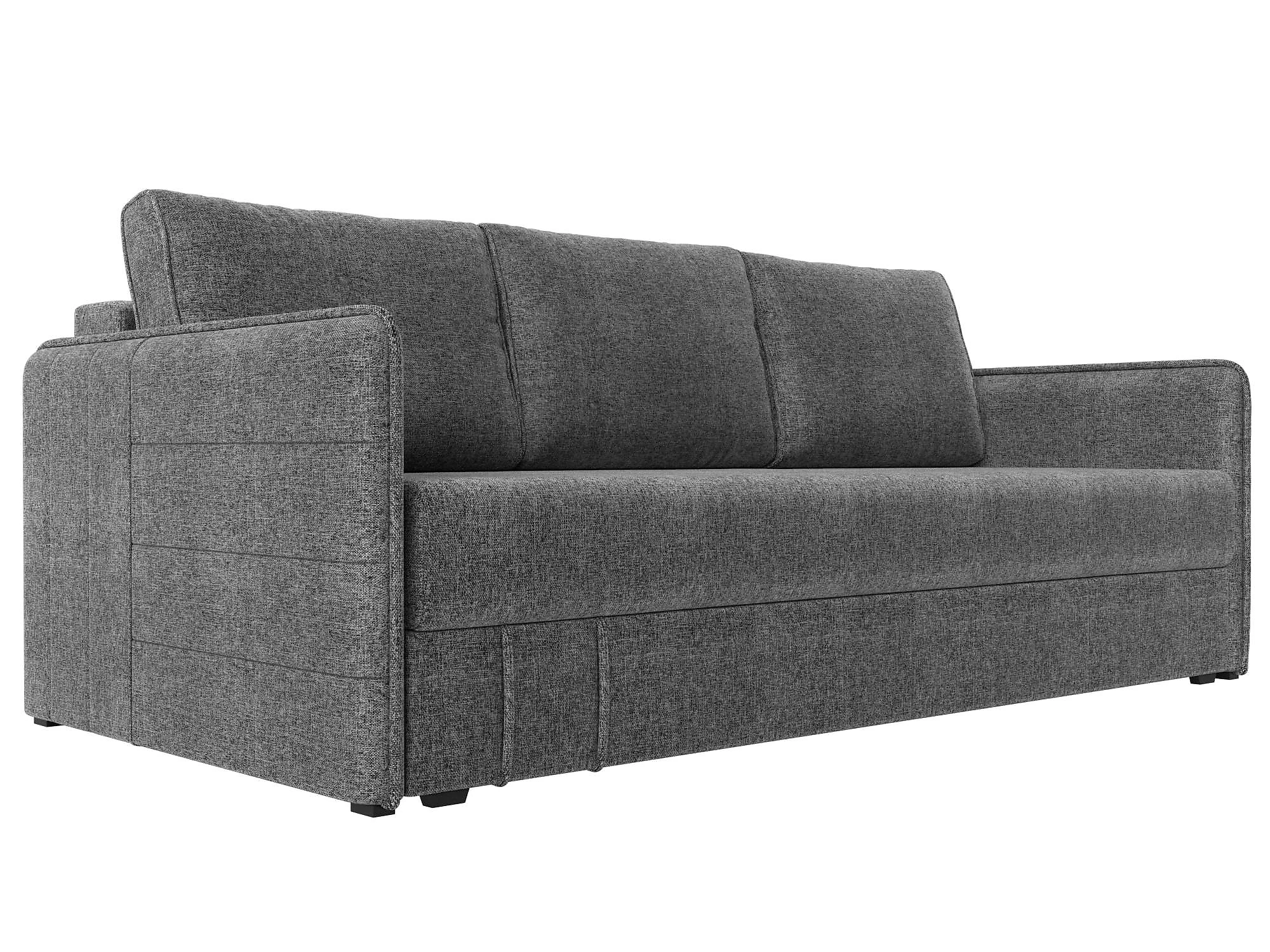 Прямой диван серого цвета Слим НПБ Кантри Дизайн 3