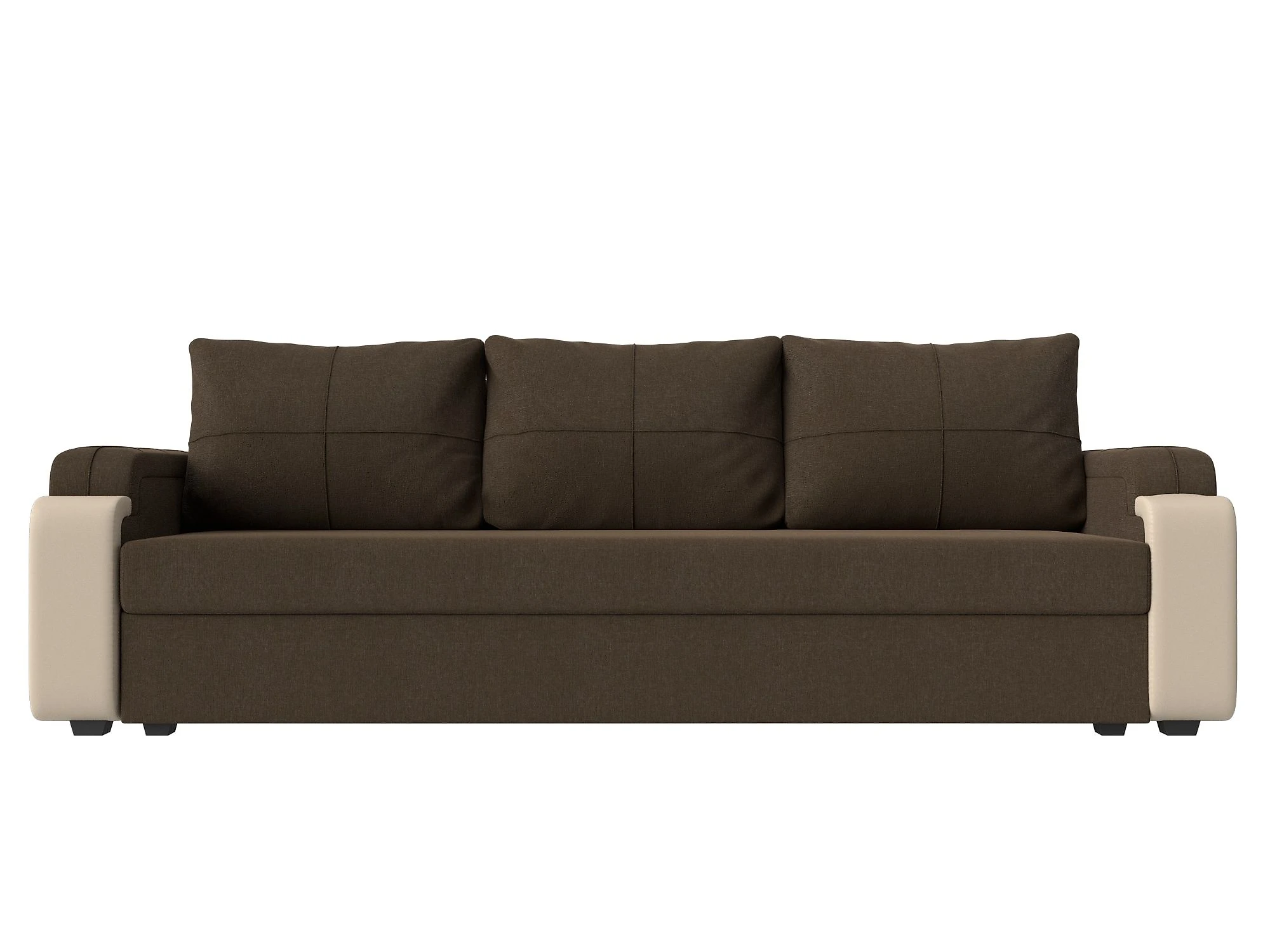 Прямой кожаный диван Николь Лайт Кантри Дизайн 2