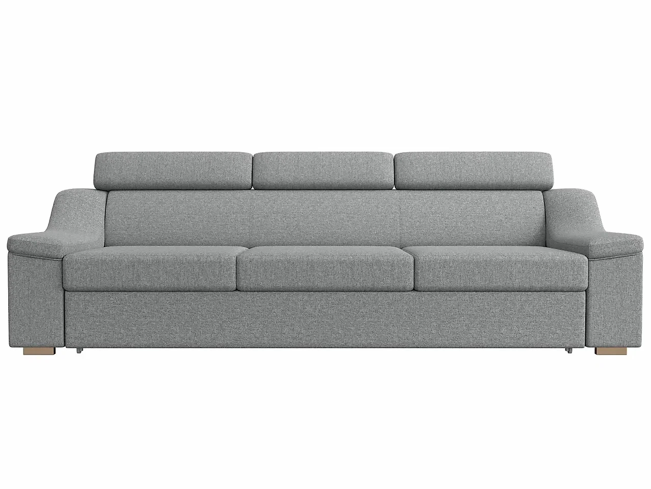 Прямой диван серого цвета Линдос Кантри Дизайн 3