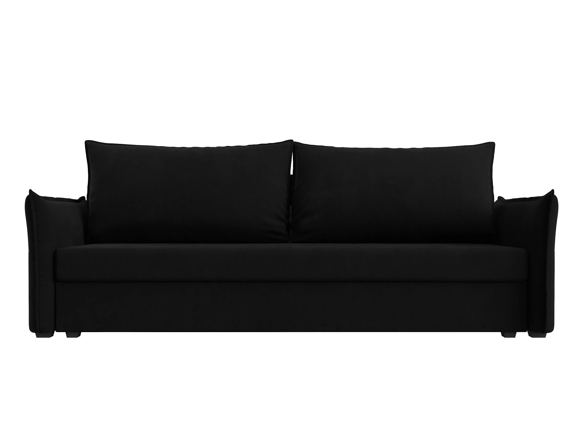 Черный диван еврокнижка Лига-004 Дизайн 9
