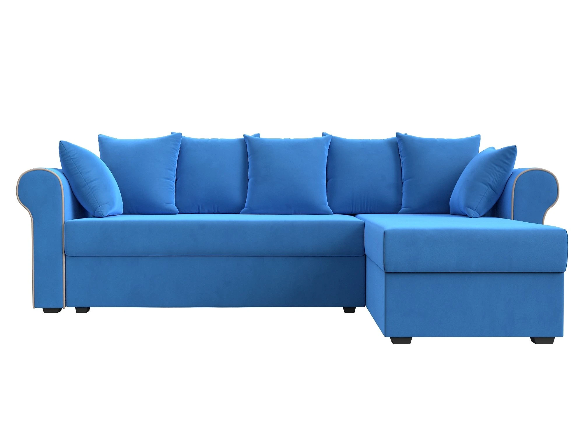 Двухместный угловой диван Рейн Плюш Дизайн 3