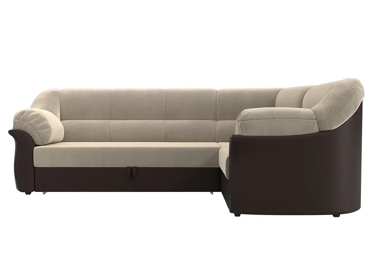 Угловой диван в классическом стиле Карнелла бежевый
