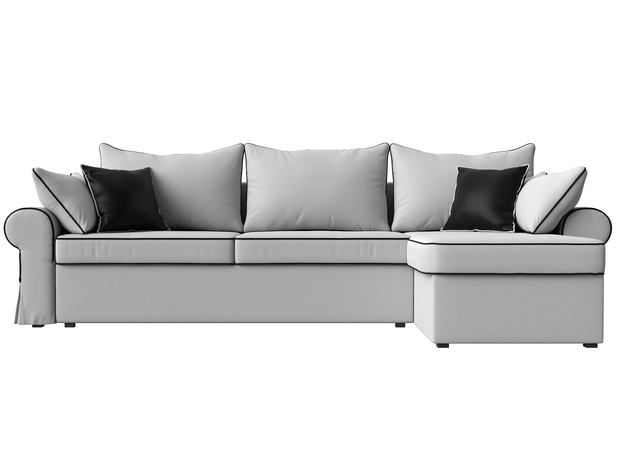 Белый угловой диван Элис Дизайн 11