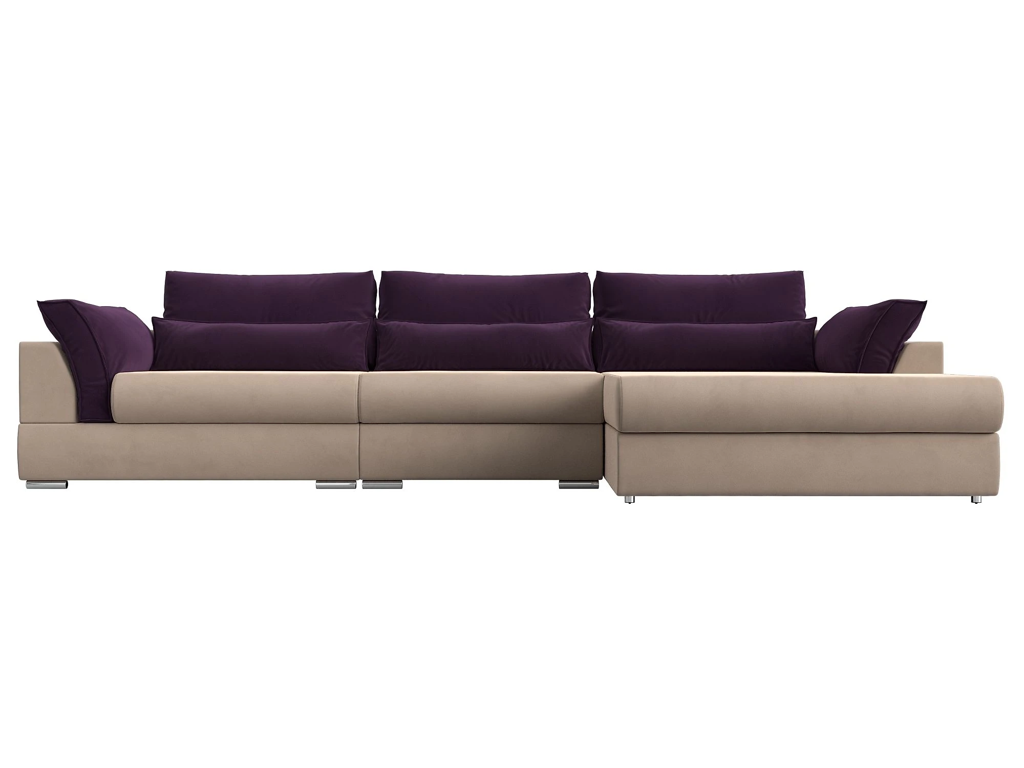 Угловой диван для ежедневного сна Пекин Лонг Плюш Дизайн 6