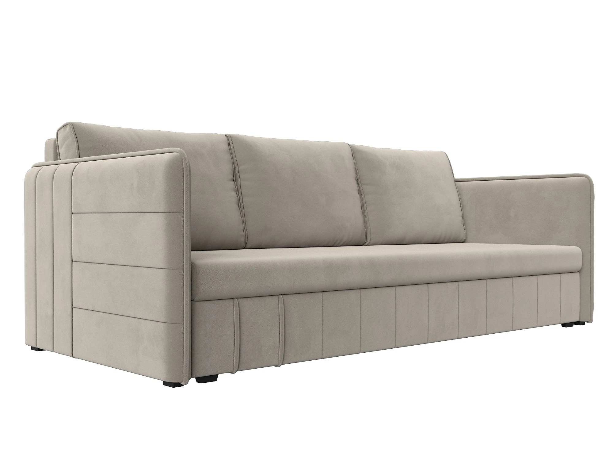 Бежевый диван-кровать Слим Дизайн 1