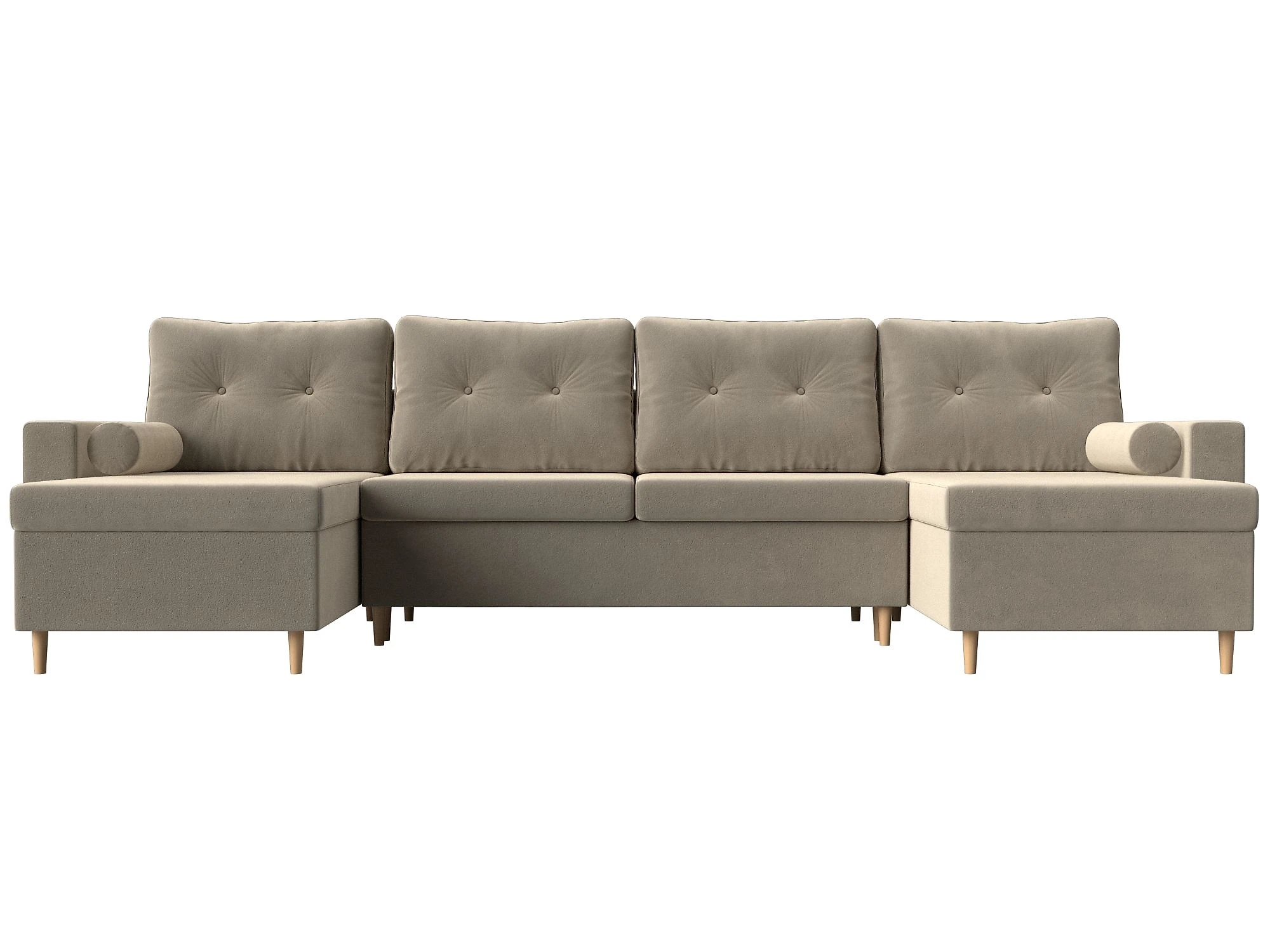 Модульный диван с оттоманкой  Белфаст-П Дизайн 1