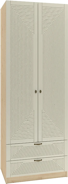 Шкаф распашной белый глянец Фараон Д-3 Дизайн-1