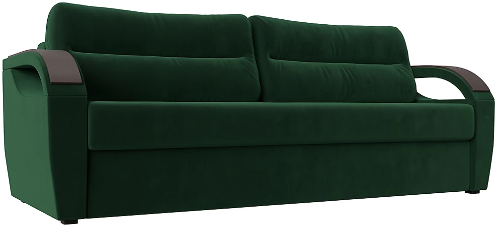 диван зеленого цвета Форсайт Плюш Грин
