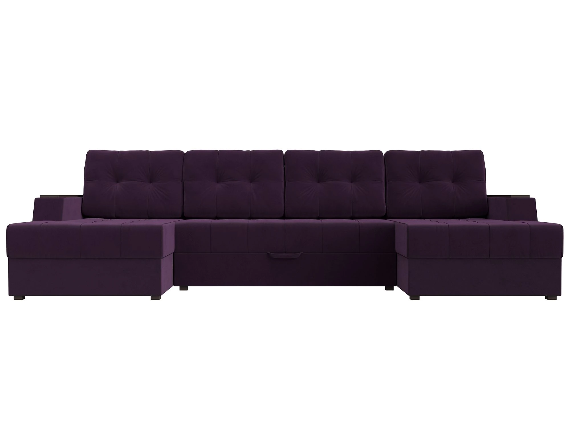 Модульный диван с оттоманкой  Эмир-П Плюш Дизайн 7