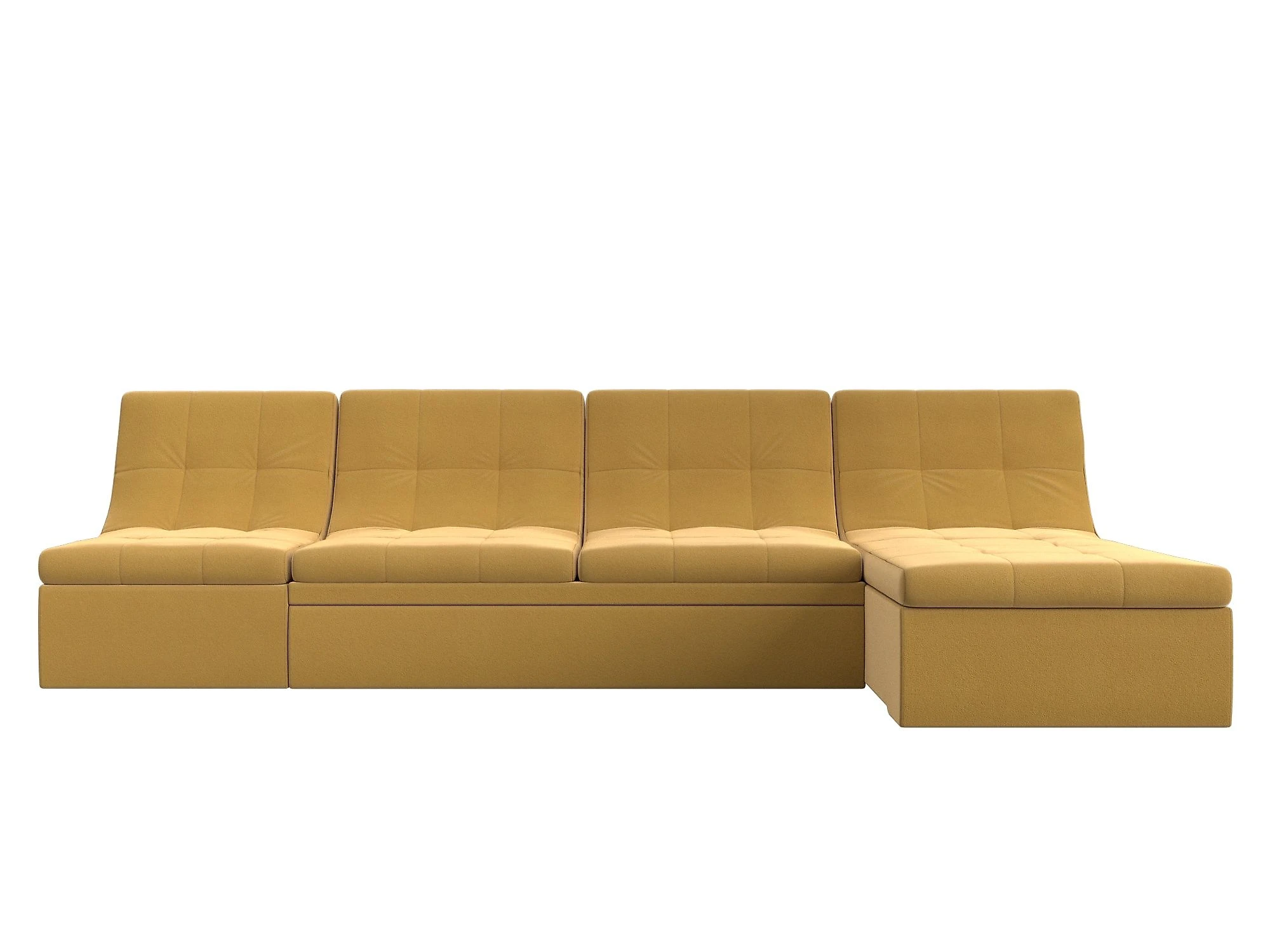 Жёлтый угловой диван  Холидей Дизайн 13