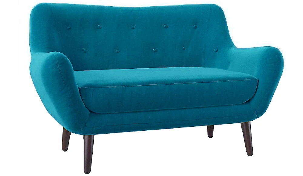 Прямой диван из велюра  Элефант Дизайн-1