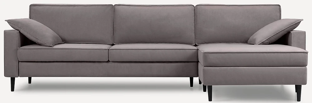 Угловой диван с независимым пружинным блоком Дисент Velvet Stone арт. 2001610103