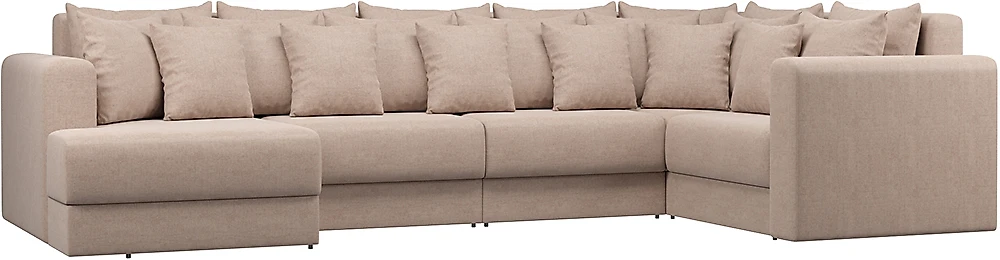  угловой диван из рогожки Манхеттен-П Дизайн 2