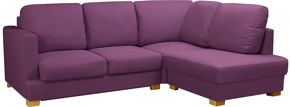 Угловой диван фиолетовый Плимут Мини Фиолет
