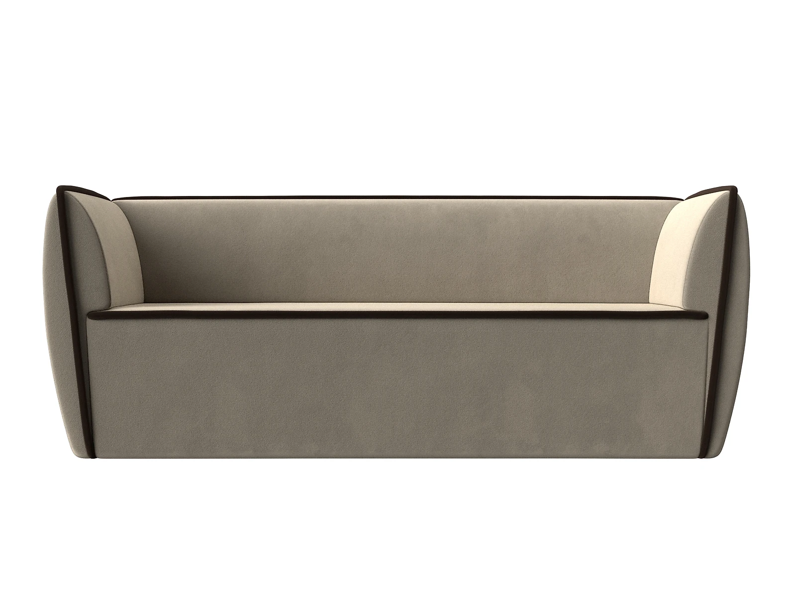 Узкий прямой диван Бергамо-3 Дизайн 6