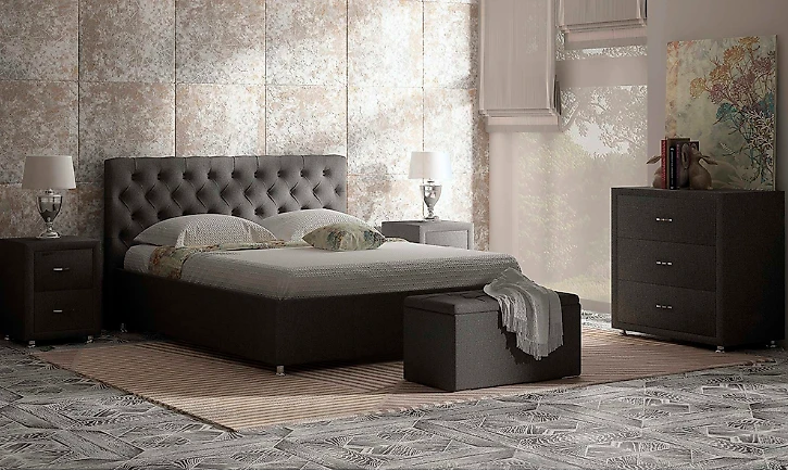 Современная двуспальная кровать Florence-3