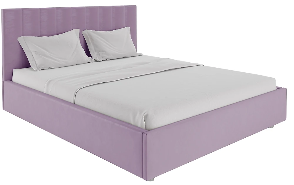 Двуспальная кровать с подъемным механизмом Лероса с подъемным механизмом Плюш Дизайн 2