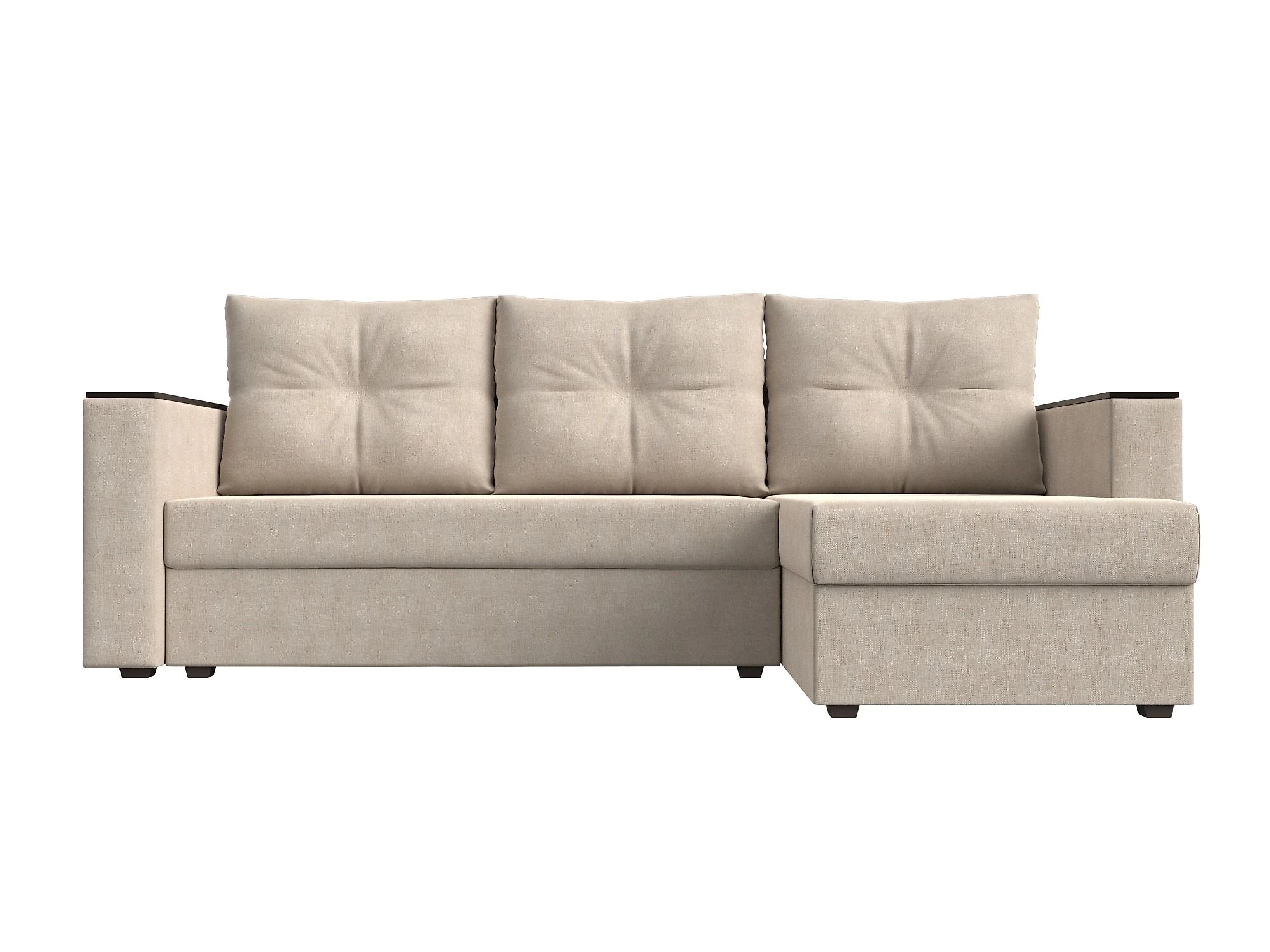 Угловой диван эконом класса Атланта Лайт Кантри без стола Дизайн 1