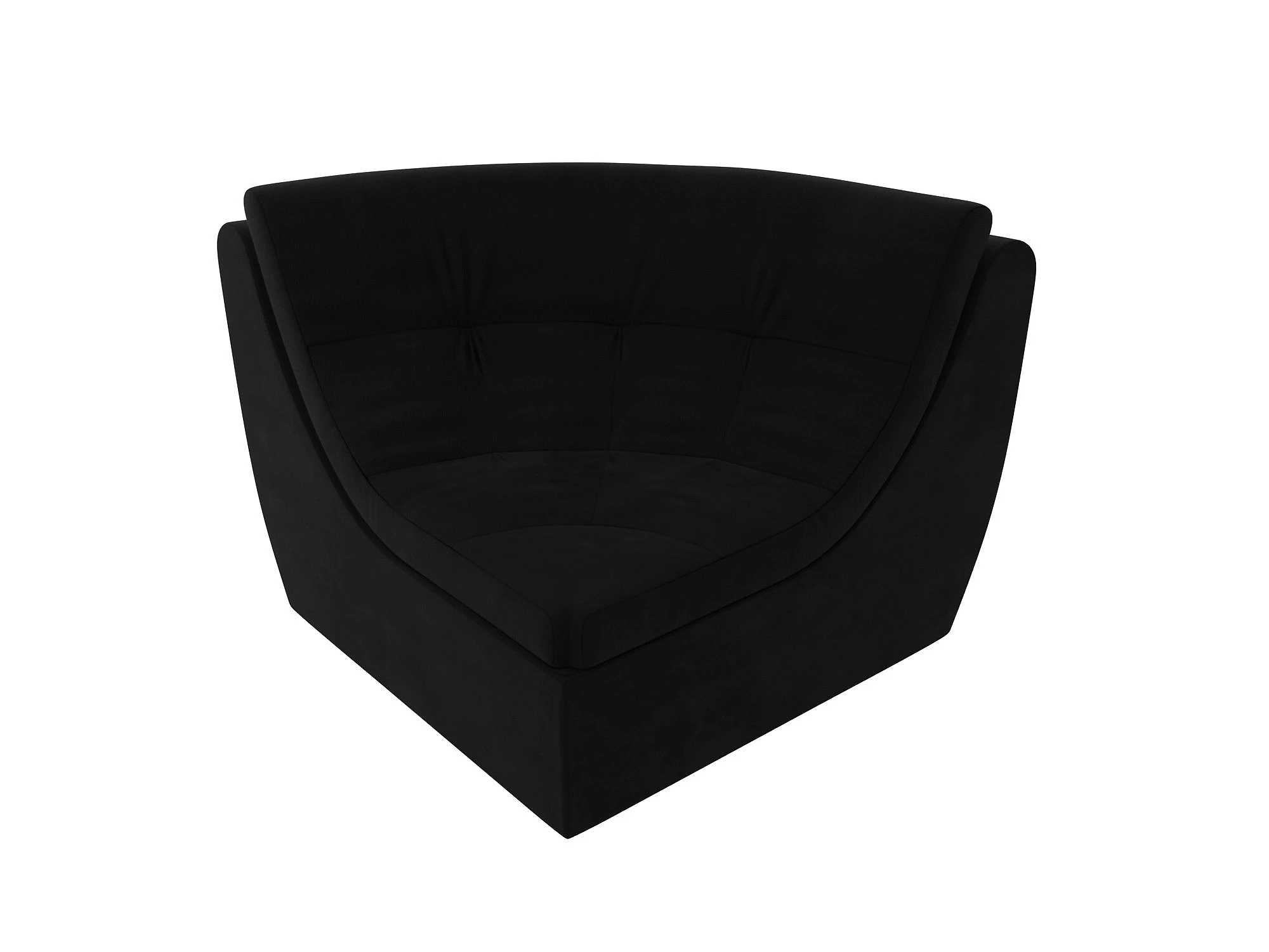 Чёрное кресло Холидей угловое Дизайн 5