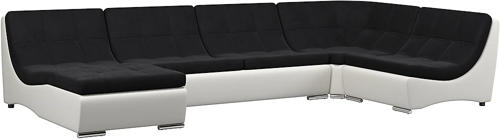 Угловой диван для офиса Монреаль-2 Нуар
