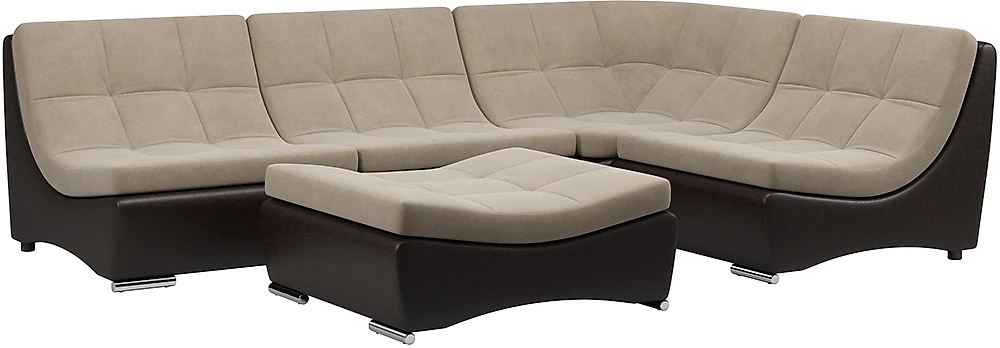 Модульный диван из велюра  Монреаль-6 Милтон