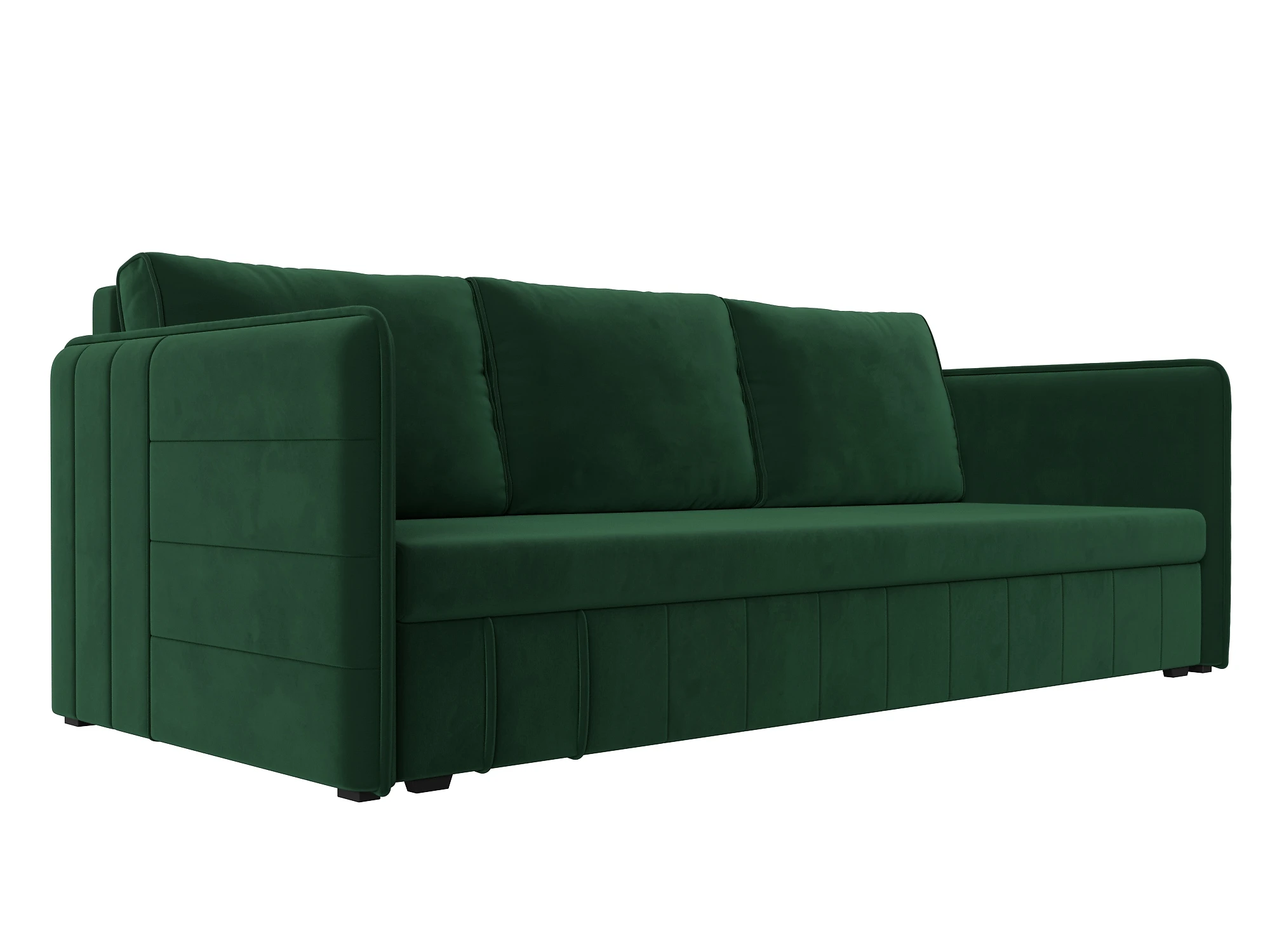 диван зеленого цвета Слим Плюш Дизайн 4