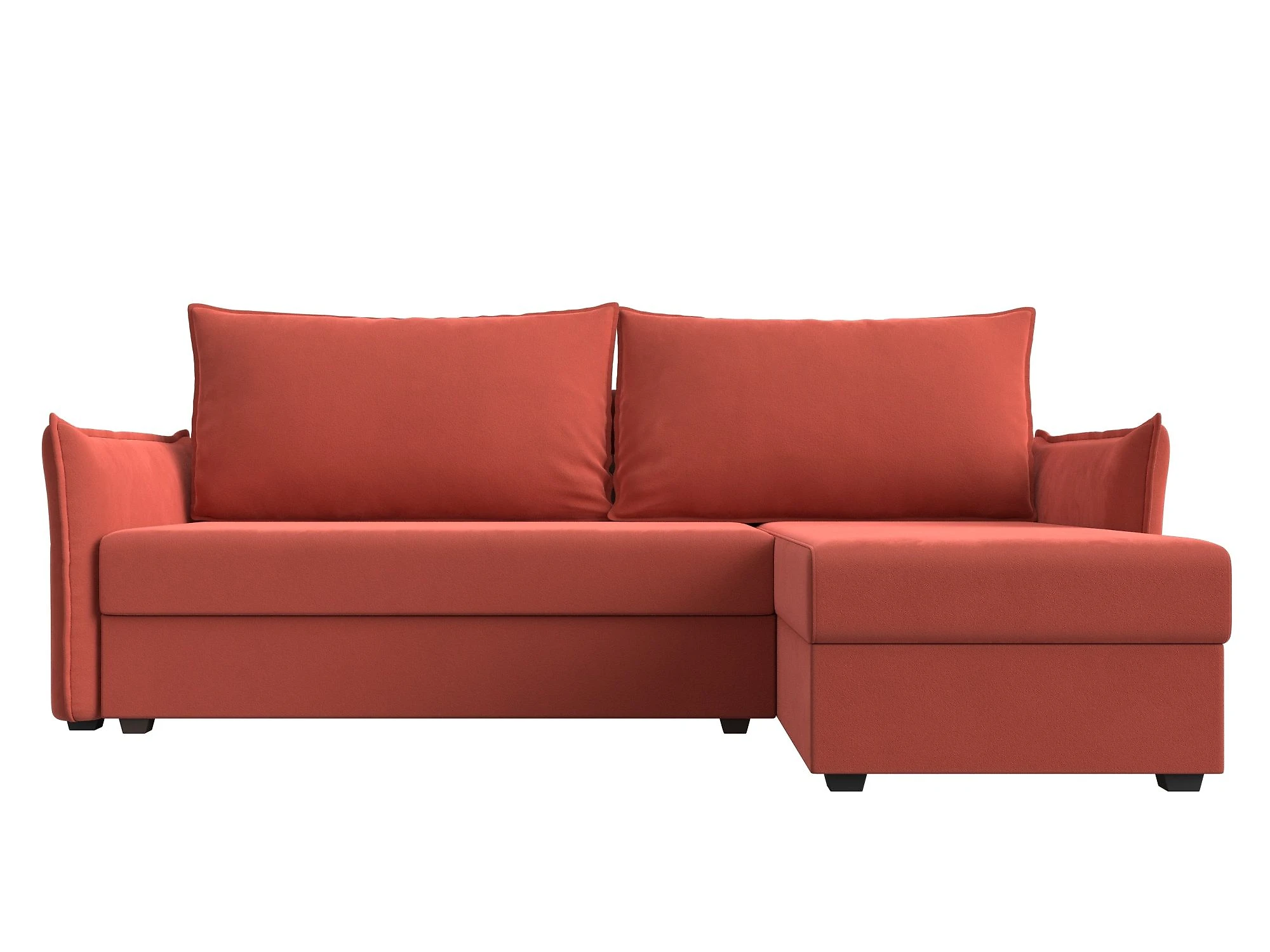 Угловой диван красный Лига-004 Дизайн 5