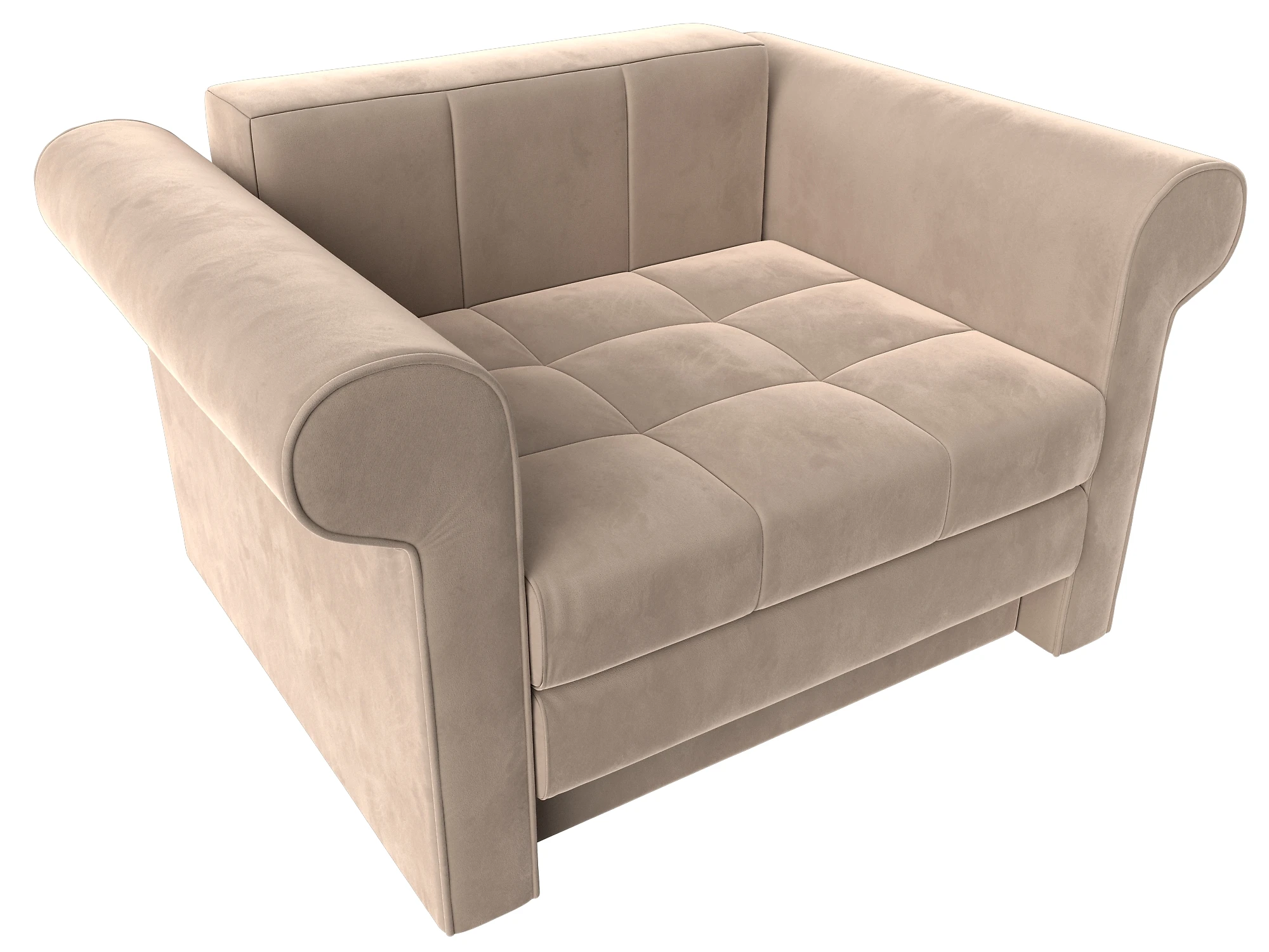Кресло-кровать  Берли Плюш Дизайн 1