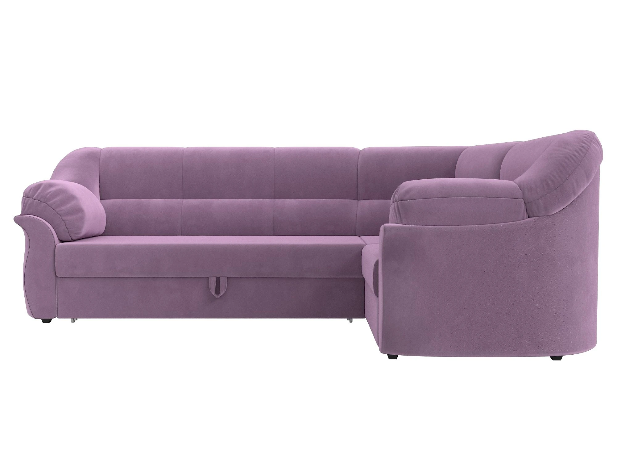 Угловой диван фиолетовый Карнелла Дизайн 14