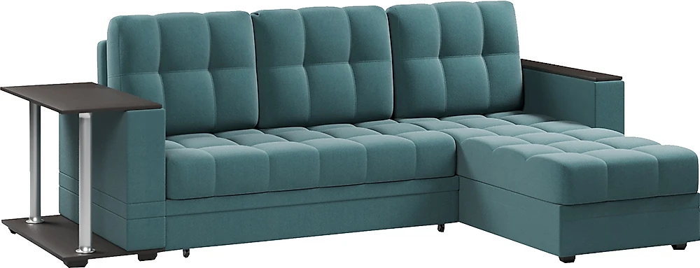 Угловой диван для дачи Атланта Классик Лагуна со столиком
