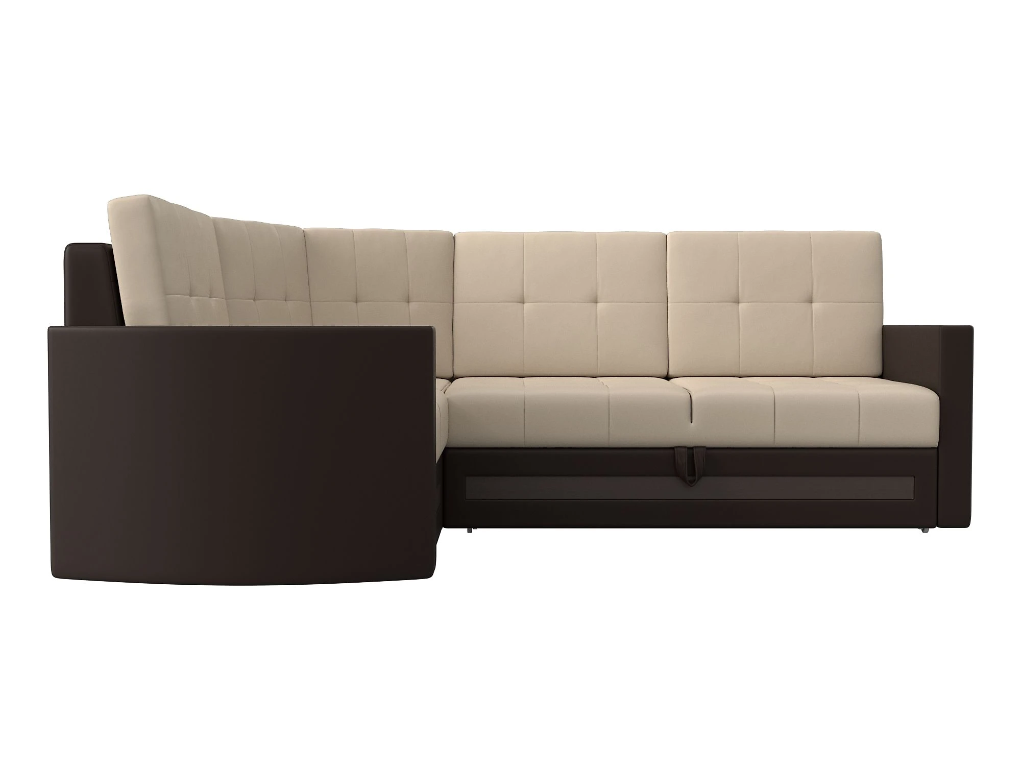 Раскладной кожаный диван Белла Дизайн 2