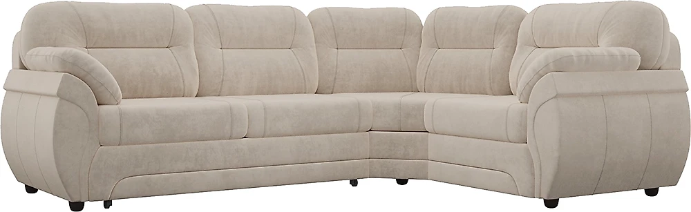 Угловой диван в классическом стиле Бруклин Бежевый