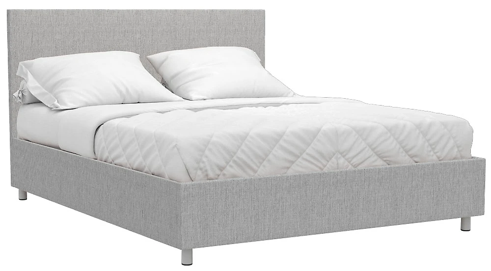 Кровать с мягкой спинкой Белла 160х200 с ламелями Кантри Беж